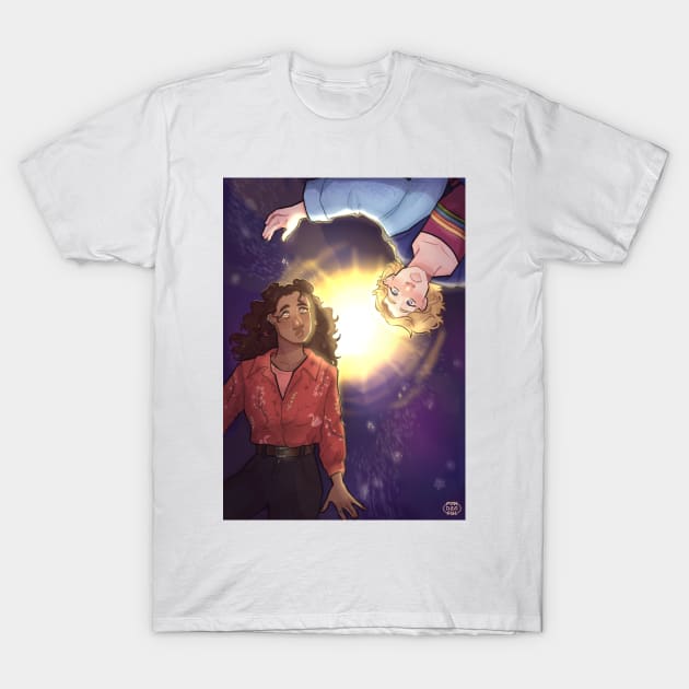 thasmin in space T-Shirt by funderfularts